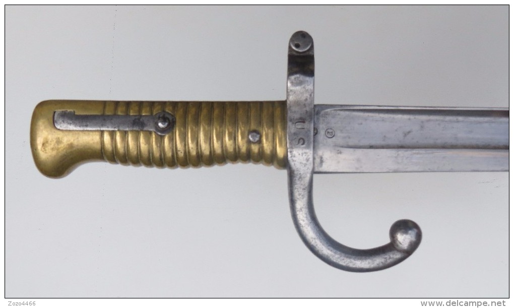 SABRE BAIONNETTE Mle 1866 - N° B 42837 Fabricant Lame à Identifier - Blankwaffen