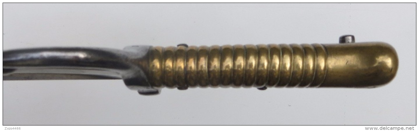 SABRE BAIONNETTE Mle 1866 - N° B 42837 fabricant lame à identifier