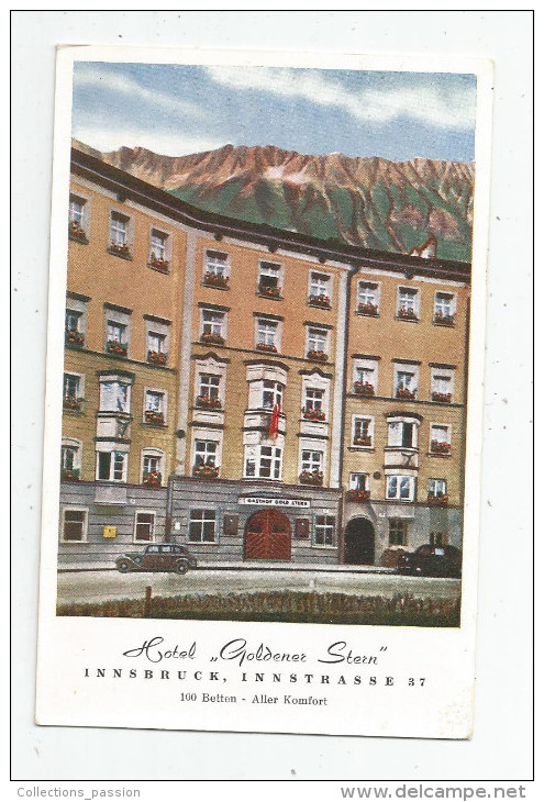 Cp , Hôtel & Restaurants , Hotel GOLDENER STERN , INNSBRUCK , Vierge - Hotels & Restaurants