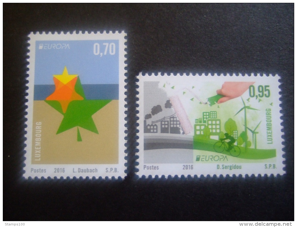 LUXEMBOURG  2016  CEPT     2 STAMPS      MNH**  (Q57-165) - 2016