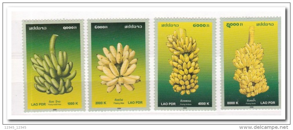 Laos 2006, Postfris MNH, Bananas, Fruit - Laos