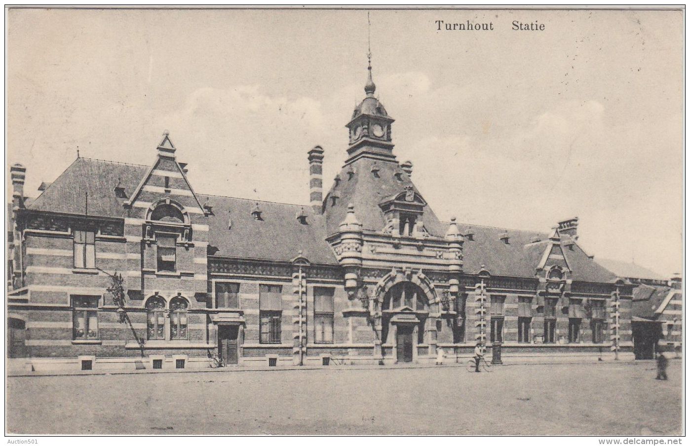 26961g  STATIE - GARE - Turnhout - 1912 - Turnhout