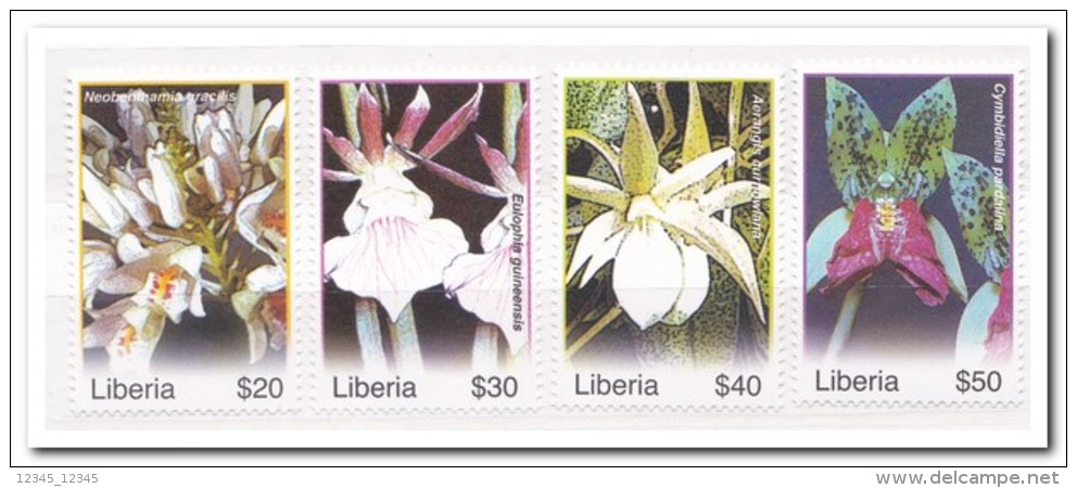 Liberia 2007, Postfris MNH, Flowers, Orchids - Liberia