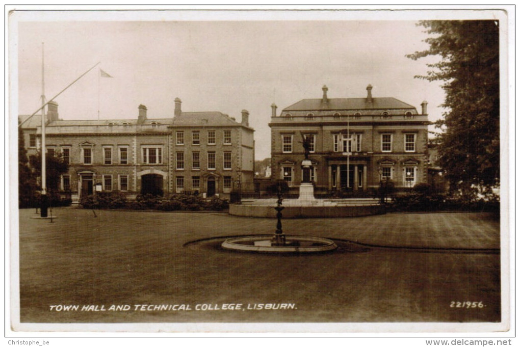 Town Hall And Technical College, Lisburn (pk30115) - Antrim