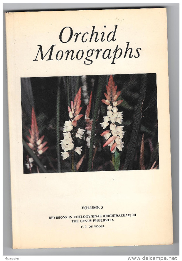 Orchid Monographs N°1 à 4 - Vogel & Al. - Otros & Sin Clasificación