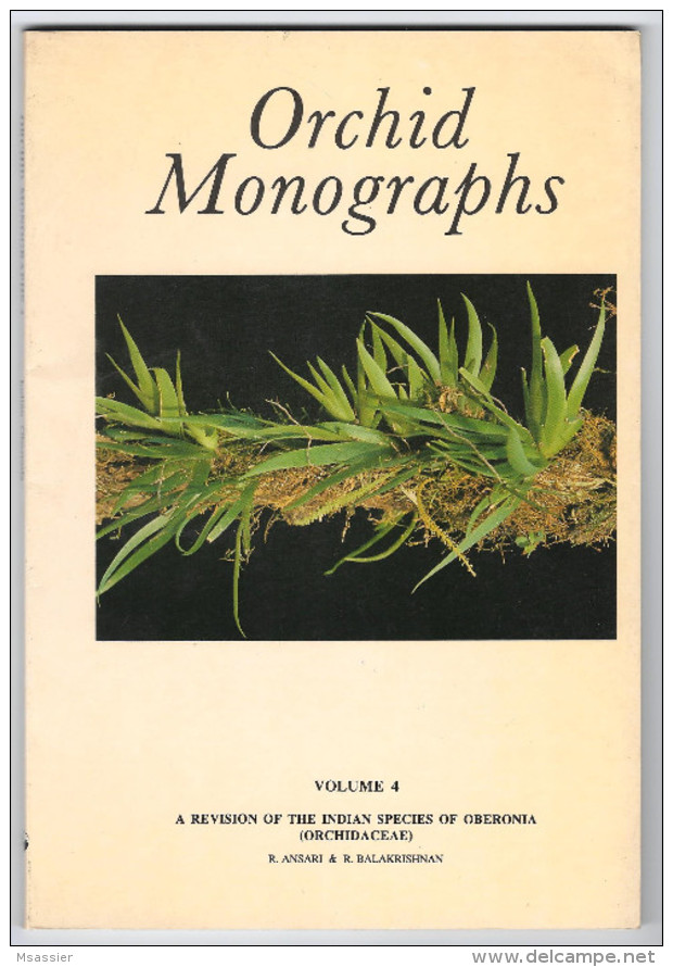 Orchid Monographs N°1 à 4 - Vogel & Al. - Otros & Sin Clasificación