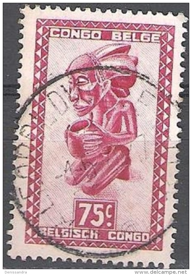 Congo Belge 1947 Michel 270 O Cote (2002) 0.15 Euro Artisanat Cachet Rond - Oblitérés