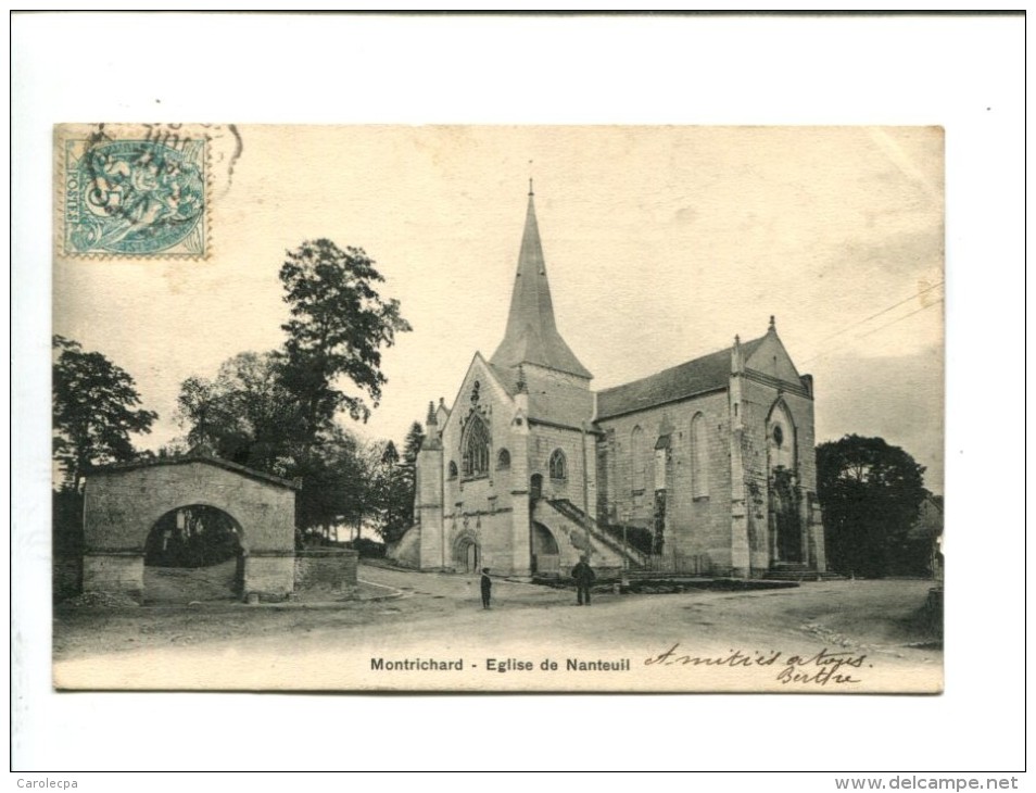 CP   MONTRICHARD (41) Eglise De Nanteuil - Montrichard