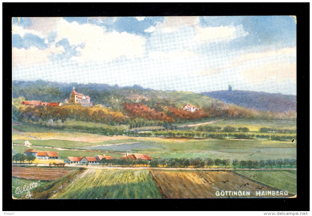 Gottingen Hainberg / Ralph Tuck' &amp; Son 'Oilette' Kollektion Deutscher Stadte / Postcard Circulated - Goettingen