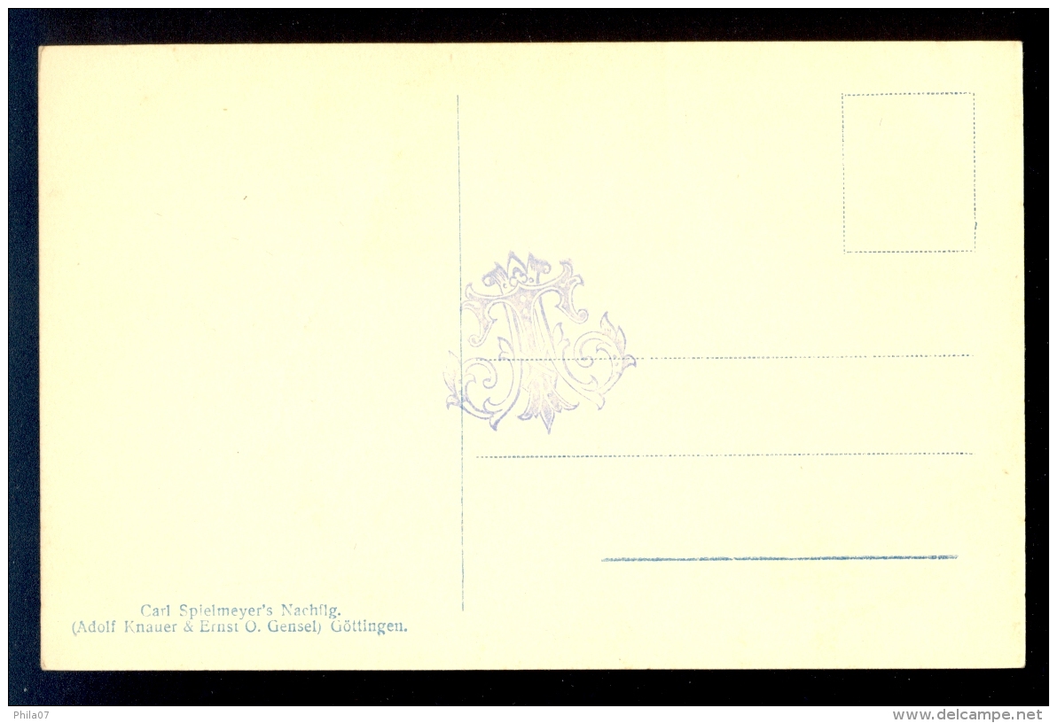 Gottingen Barfusserstrasse Mit Junkernhaus / Carl Spielmeyer's Nachflg / Postcard Not Circulated - Goettingen