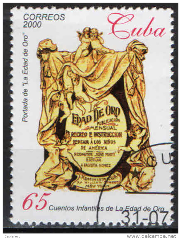 CUBA - 2000 - L'ETA' DELL'ORO - JOSE' MARTI - USATO - Oblitérés