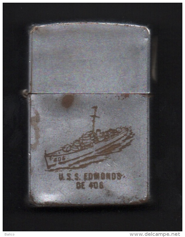 ZIPPO Retour Du Viet Nam - U.S.S. EDMONDS - DE-406 - 1965 - Ref, L - Zippo