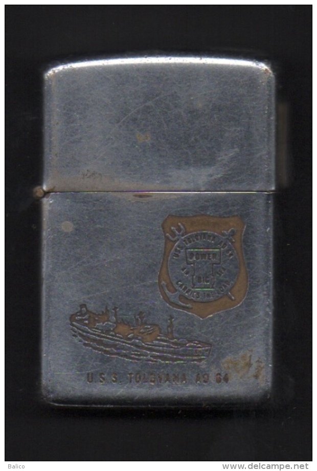 ZIPPO Retour Du Viet Nam - U.S.S. TOLOVANA - AO-64 - 1964 - Ref, M - Zippo