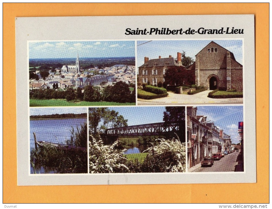 44 Loire Atlantique Saint Philbert De Grand Lieu Carte Multivues - Saint-Philbert-de-Grand-Lieu