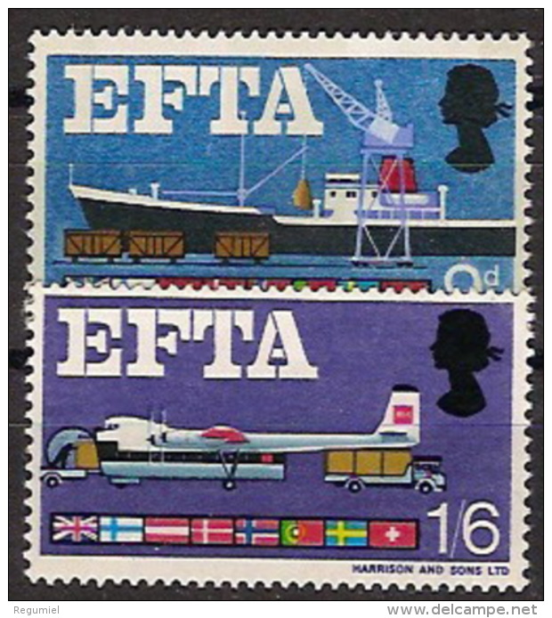 Gran Bretaña  463/464 ** MNH. 1967 - Nuevos