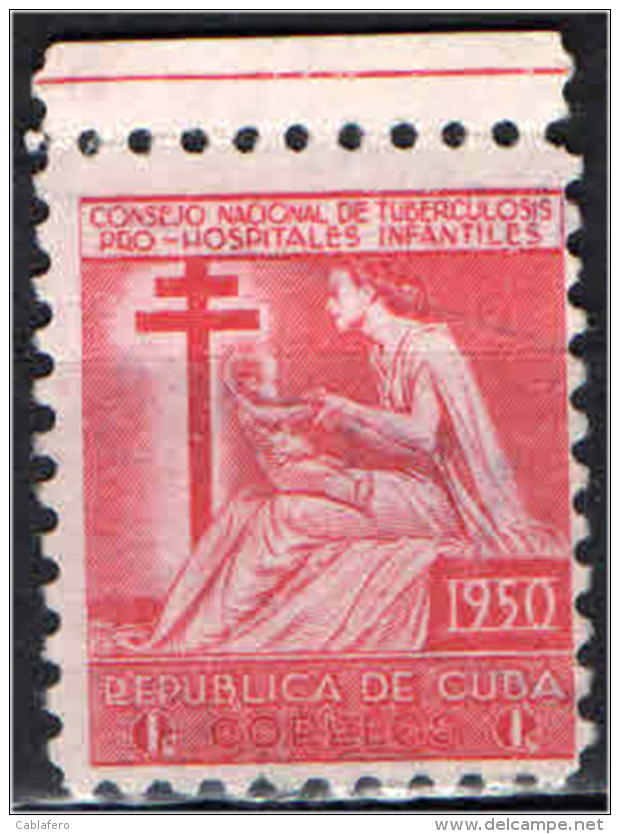 CUBA - 1950 - PRO OSPEDALI INFANTILI - USATO - Strafport