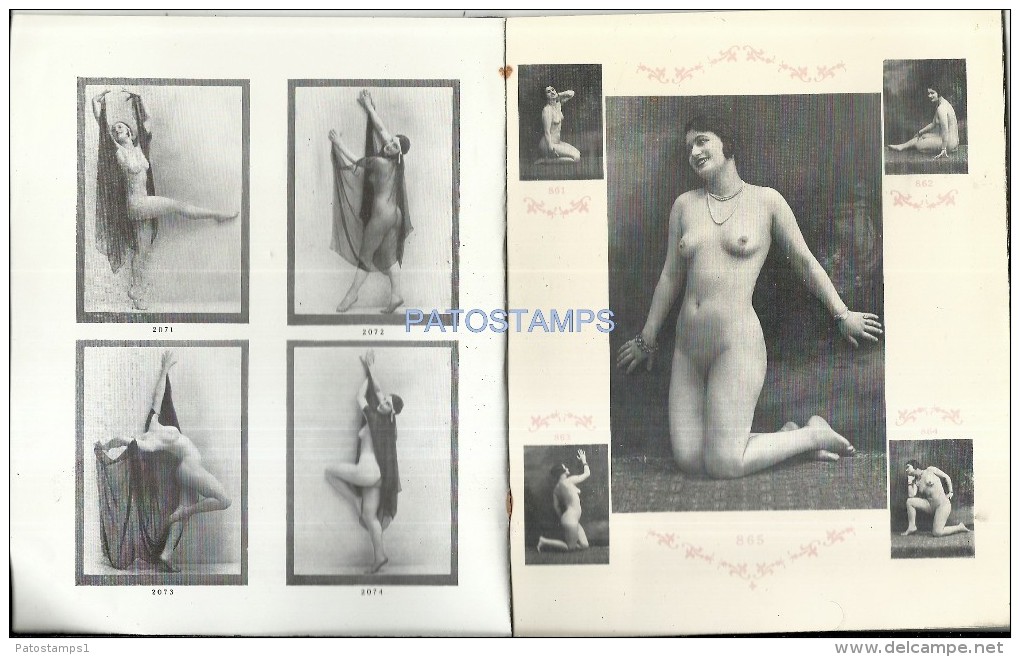 39804 LIBRILLO LA BEAUTÉ ALBUM XXVII PARIS MODEL'S WOMAN'S SENSUAL NUDE EROTIC NO POSTCARD - Affiches
