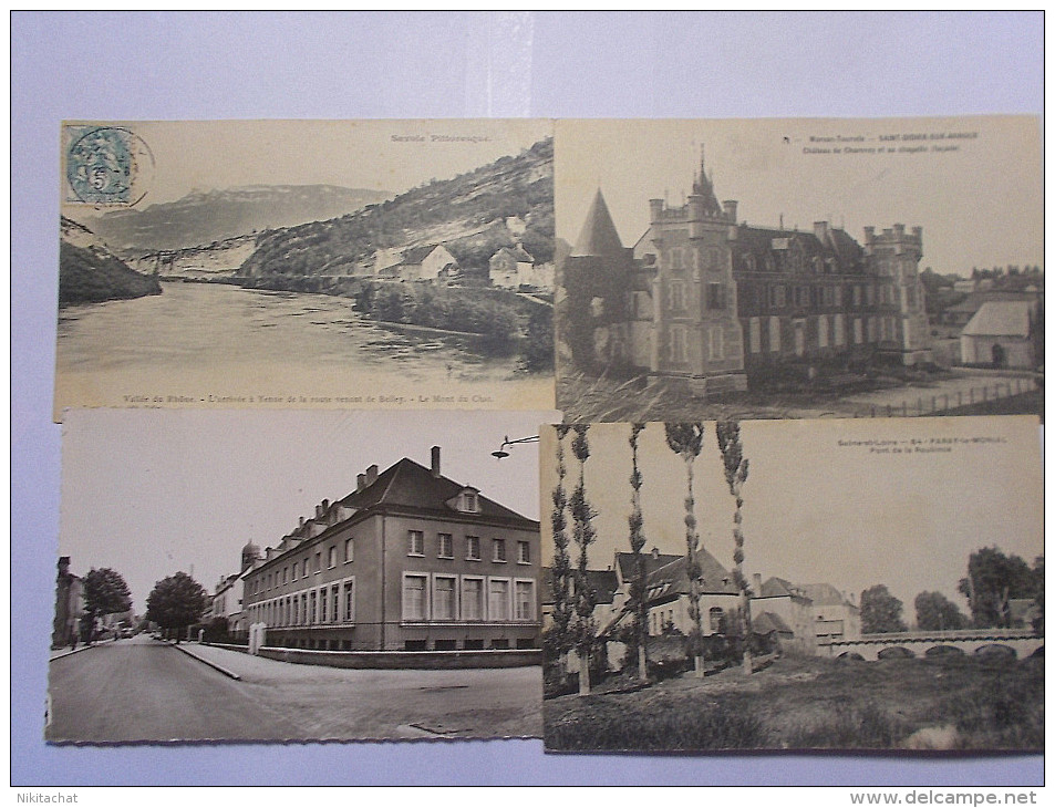 LOT 300 CARTES TOUTES SCANNEES-Majorité CPA-DEPART 1 EURO-A voir!