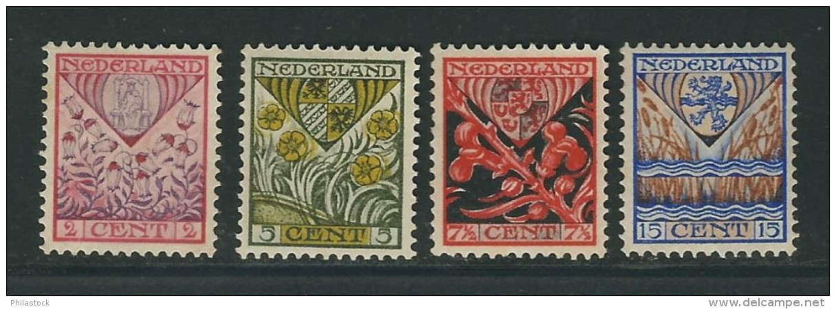 PAYS BAS N° 195 à 198 ** - Unused Stamps