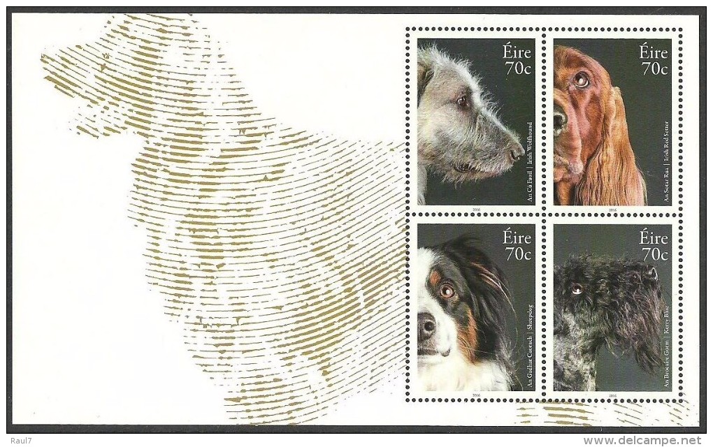 IRLANDE 2016 - Chiens Irlandais - BF Neuf // Mnh - Neufs