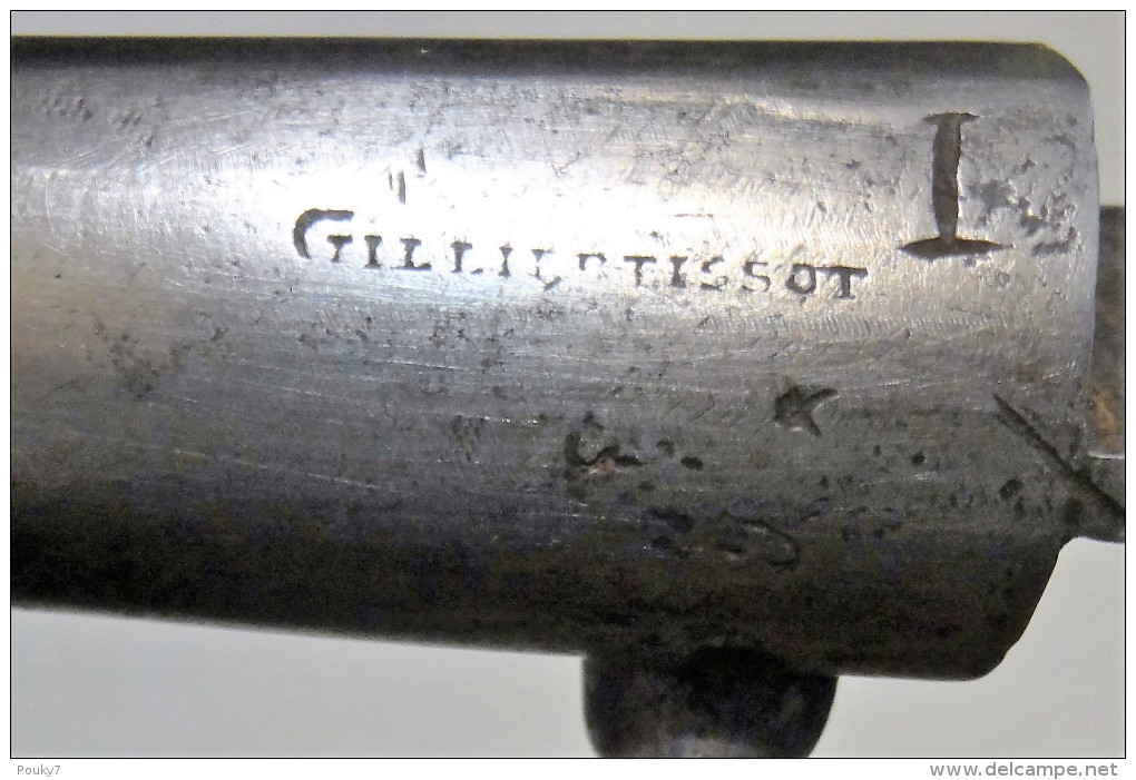 Pistolet des Gardes du corps du Roi modèle 1770 transformé à piston