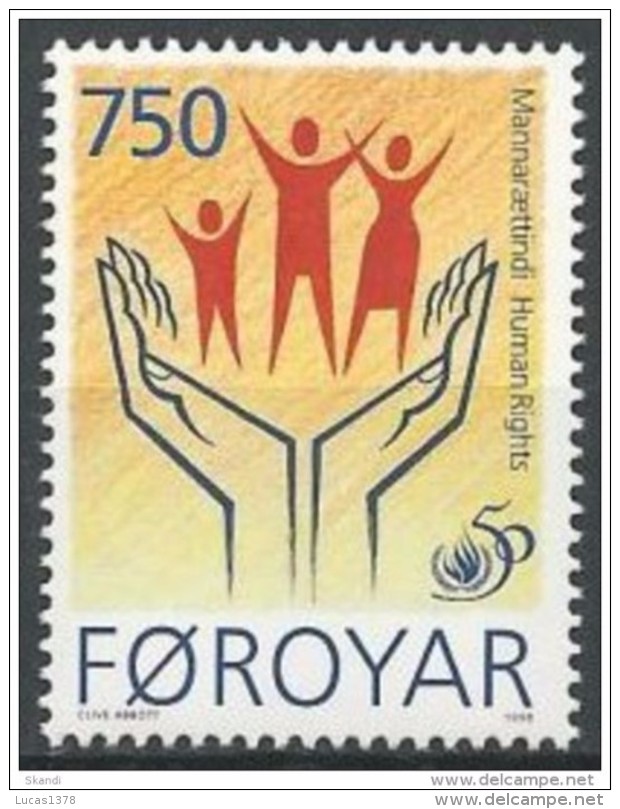 FÄRÖER 1998 MI-NR. 340 ** MNH - Isole Faroer