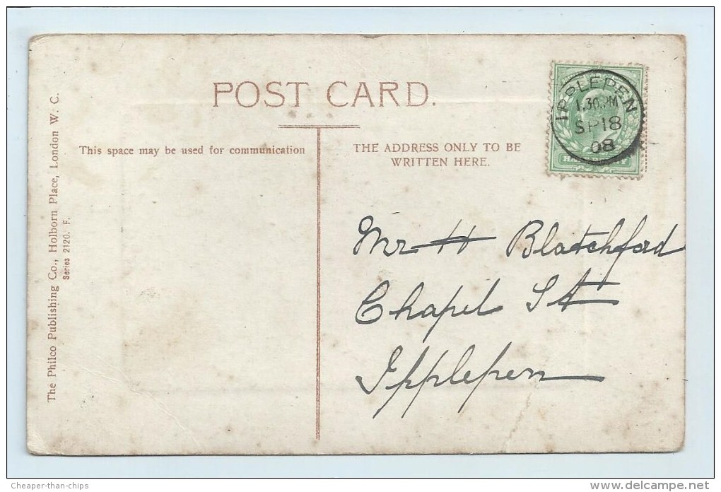 Single Circle  - Ipplepen (Devon) On PC - Postmark Collection