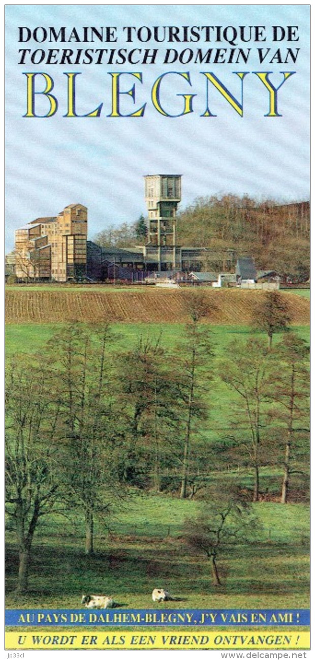 Mine Charbonnage Ancien Dépliant Sur Le Domaine Touristique De Dahlem Blégny Belgique (1994) - Toerisme