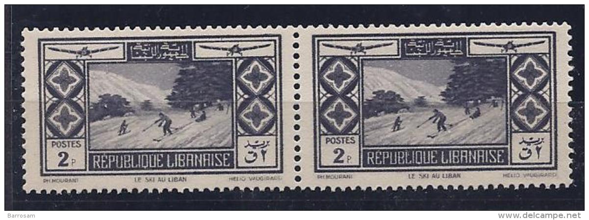 LEBANON1936: PA51pair Mnh** - Other & Unclassified