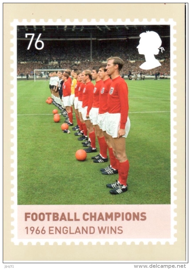 Carte PHQ L´Angleterre Championne De Football En 1966 - 2012 - Cartes PHQ