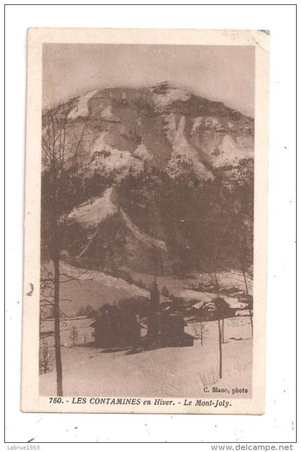 Les Contamines En Hivers-Le Mont-Joly-(B.2323) - Contamine-sur-Arve