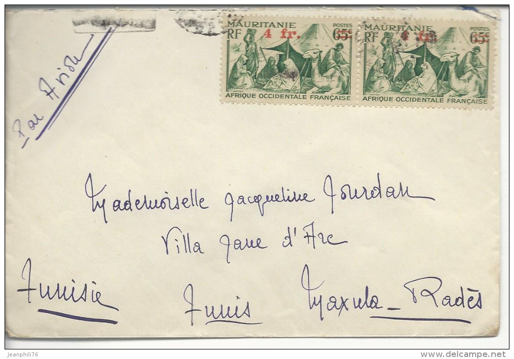 >> Tunis Timbres Mauritanie 139x2 - Lettres & Documents