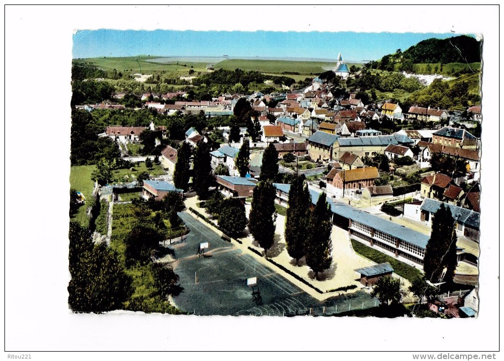 80 - L´étoile - Vue Aérienne Générale Groupe Scolaire Basket-ball - En Avion Au Dessus De ... Lapie - Basketball