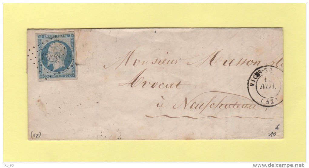 Vic Sur Seille - 52 - Meurthe - Pc 3563 - 15 Nov 1854 - 1849-1876: Klassik