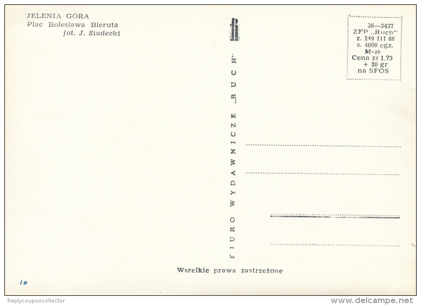 HIRSCHBERG / Jelenia Gora - Bierut Platz - Schlesien