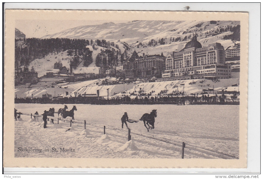 St. Moritz - Skikjöring - Saint-Moritz