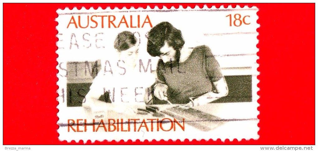 AUSTRALIA - Usato - 1972 - Disabiità - Riabilitazione - Handicap - Rehabilitation Of The Disabled - Therapy - 18 C - Gebraucht