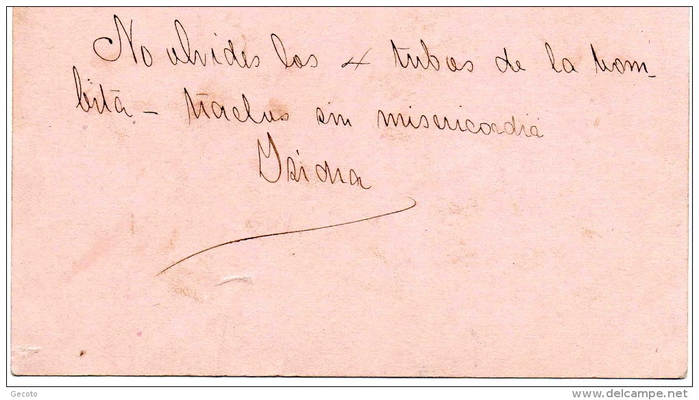 Tarjeta Postal En 1890 - Nicaragua