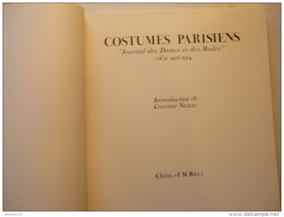 Costumes Parisiens Journal Des Dames Et Des Modes Volume 2 1913/14 - Arte