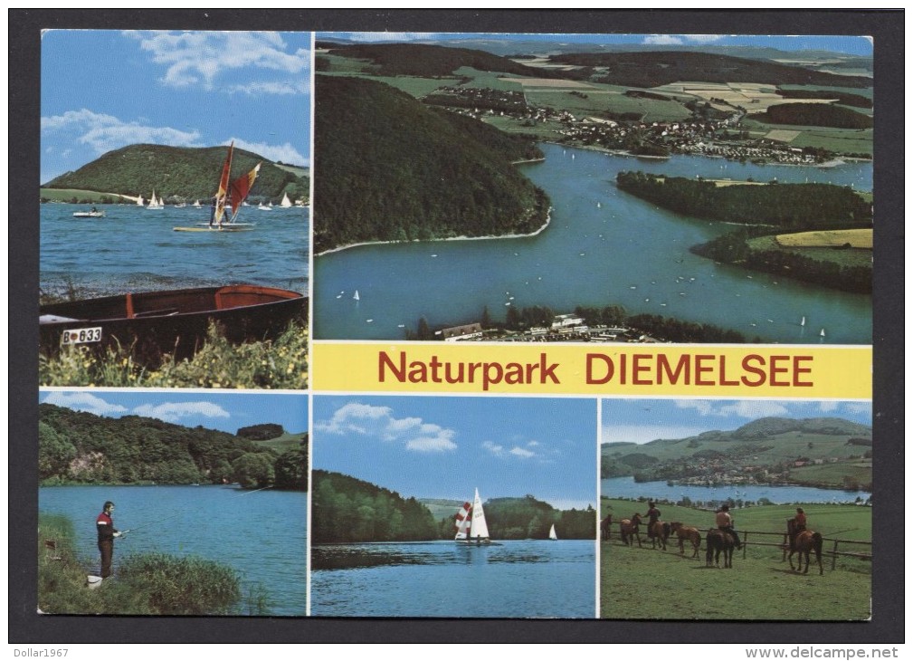 Naterpark Diemelsee , Hessen Und Nordrhein-Westfalen. -  NOT Used  See The 2  Scans For Condition. ( Originalscan !!! ) - Brilon