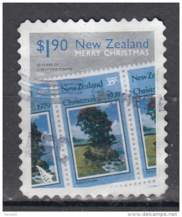 Nieuw-Zeeland 2010 Mi Nr 2755 Christmas, Kerstmis, Zegel Op Zegel, Stamp On Stamp - Gebruikt