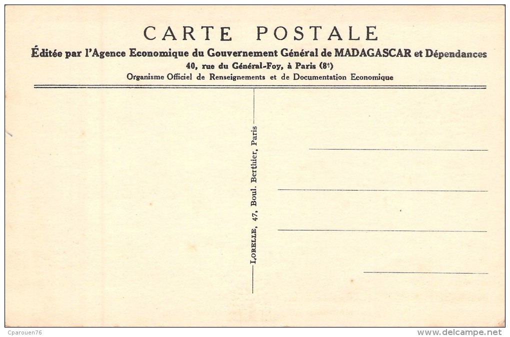 Carte Postale De  Madagascar Passage Du Fleuve Onilahy Carte Animée Malgaches Afrique - World