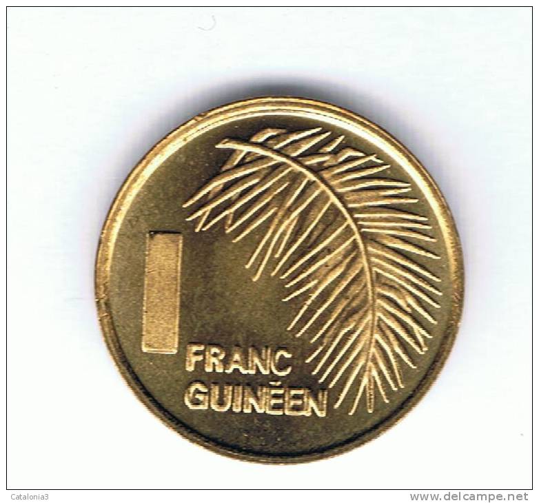 GUINEA - 1 Franc 1985 SC  KM56 - Guinée