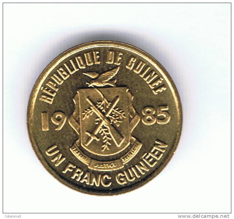 GUINEA - 1 Franc 1985 SC  KM56 - Guinea