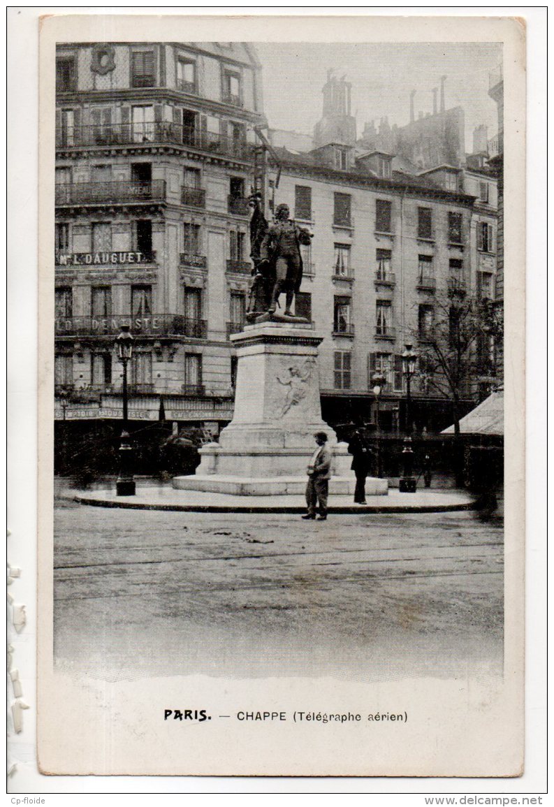 75 - PARIS . CHAPPE . TÉLÉGRAPHE AÉRIEN - Réf. N°15537 - - Statues