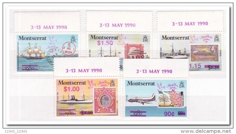 Montserrat 1990, Postfris MNH, Stamp On Stamp - Montserrat