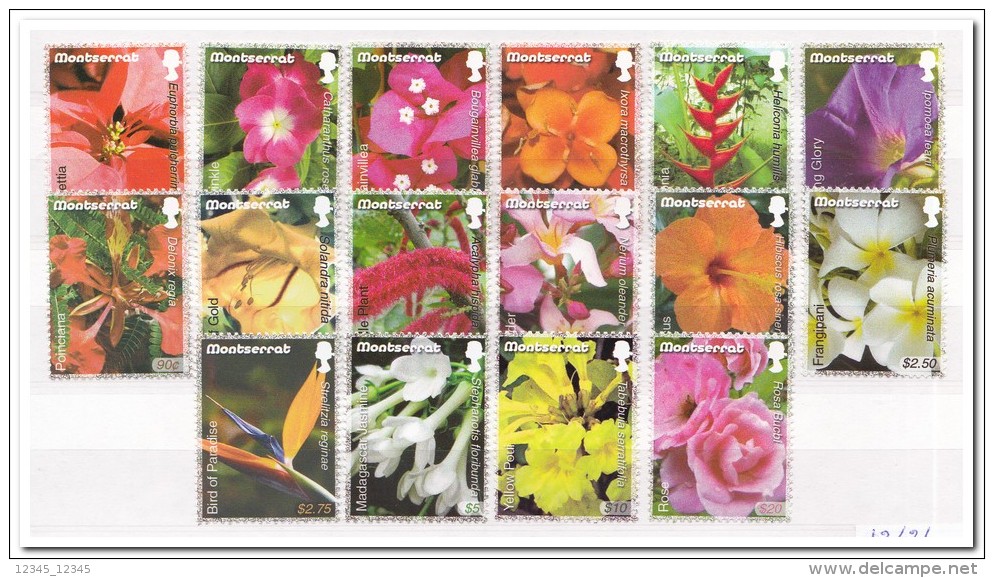 Montserrat 2007, Postfris MNH, Flowers - Montserrat