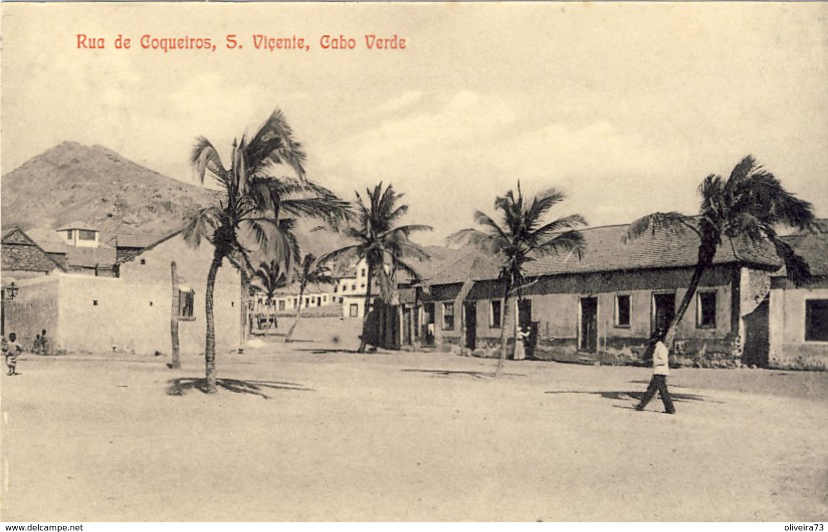 CABO VERDE, SÃO VICENTE, Rua De Coqueiros, 2 Scans - Cape Verde