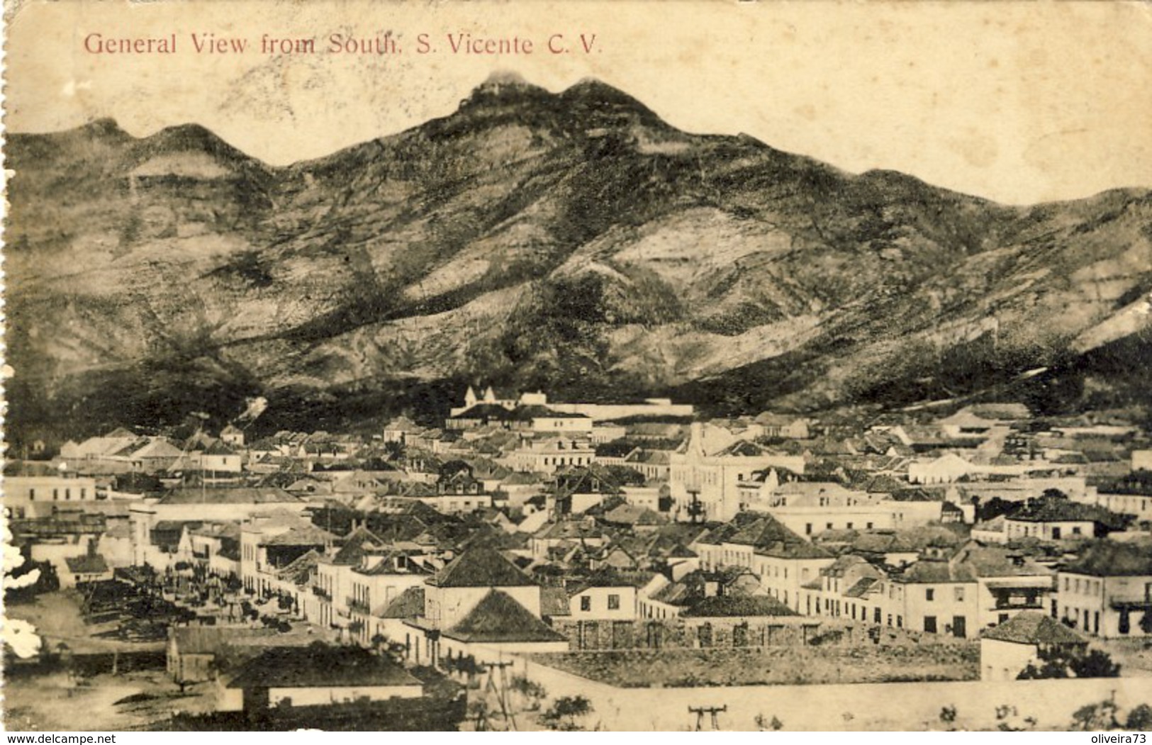 CABO VERDE, SÃO VICENTE, Vista Geral, 2 Scans - Cap Vert