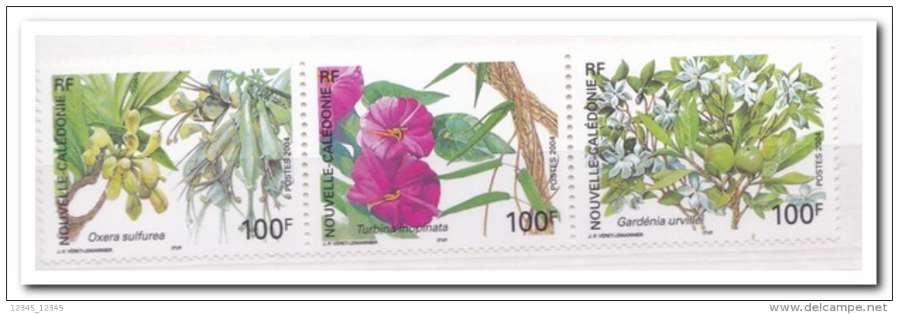 Nieuw Caledonië 2004, Postfris MNH, Flowers - Nuevos